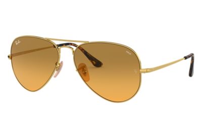 Rayban Ray Ban Rb3689 Evolve Unisex Sunglasses Lenses Oranje Frame Goud 9150Ac 55 14 rayban kopen in de aanbieding