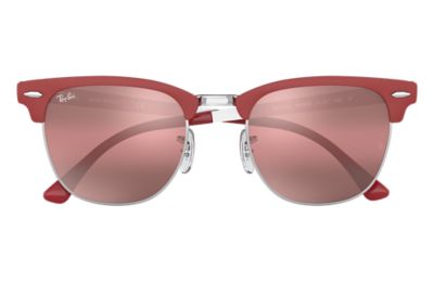 Ray Ban Clubmaster Metal Rb3716 Bordowy Metal Fioletowy Soczewki 0rbai51 Ray Ban Polska