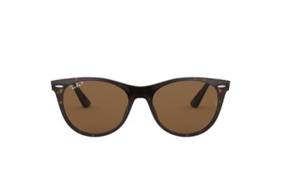Ray-Ban Sunglasses WAYFARER II CLASSIC Spotted Havana with Brown Classic B-15 lens