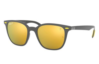 ray ban scuderia ferrari yellow