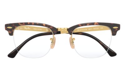 Ray Ban Prescription Glasses Clubmaster Metal Optics Rb3716vm Tortoise Metal 0rx3716vm Ray Ban Usa