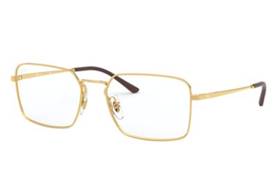 ray ban eyeglasses gold