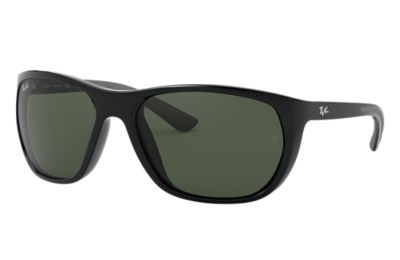 Rayban Ray Ban Rb4307 Unisex Sunglasses Lenses Groen Frame Zwart 60171 61 18 rayban kopen in de aanbieding