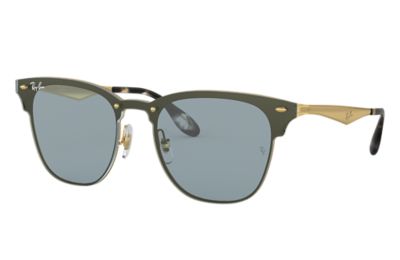 ray ban blaze clubmaster black gold