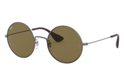 Rayban Ray Ban Ja Jo Unisex Sunglasses Lenses Bruin Frame Staalgrijs Rb3592 901573 50 20 rayban kopen in de aanbieding