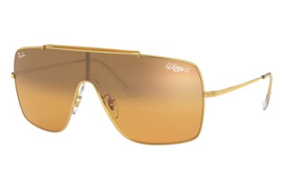 ray ban wings gold