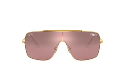 Ray-Ban WINGS II Gold with Silver/Pink Gradient Mirror lens