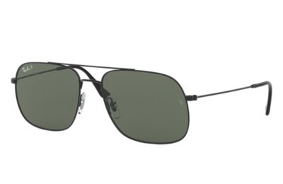 Rayban Ray Ban Rb3595 Unisex Sunglasses Lenses Groen Polarized Frame Zwart 90149A 59 17 rayban kopen in de aanbieding