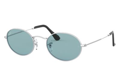 ray ban oval metal