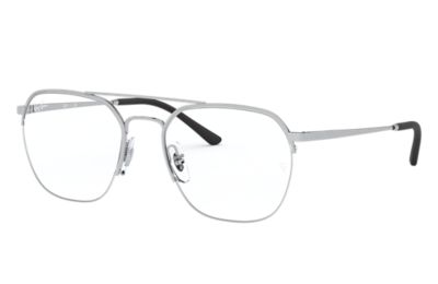 ray ban silver glasses