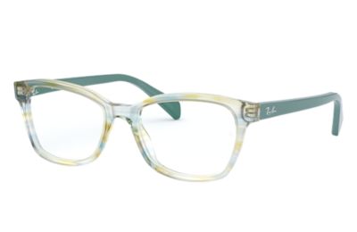 Ray Ban Prescription Glasses Ry1591 Striped Green Acetate 0ry Ray Ban Usa