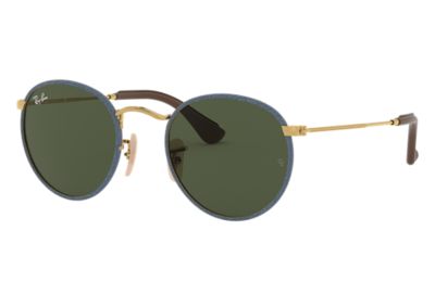 ray ban ronde cuir