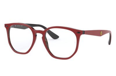 ray ban red glasses