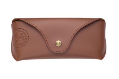 ray ban case leather