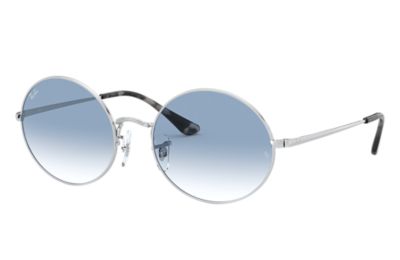 ray ban oval metal