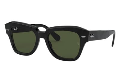 Ray-Ban State Street RB2186 Nero - Acetato - Lenti Verde - 0RB2186901/3149  | Ray-Ban® Italia