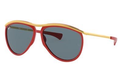 ray ban sunglasses red lenses