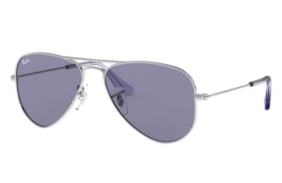 ray ban aviator silver