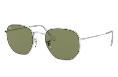 silver hexagonal ray bans