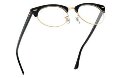 Ray Ban Eyeglasses Clubmaster Oval Optics Rb3946v Shiny Black Acetate 0rx3946v Ray Ban Denmark