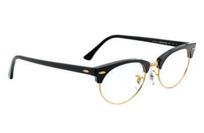 Ray Ban Eyeglasses Clubmaster Oval Optics Rb3946v Shiny Black Acetate 0rx3946v Ray Ban Denmark