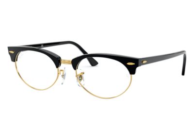 Ray Ban Eyeglasses Clubmaster Oval Optics Rb3946v Shiny Black Acetate 0rx3946v Ray Ban Denmark