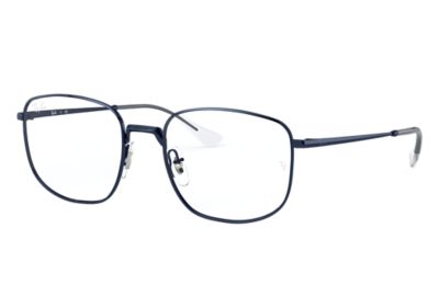 RAY BAN EYEGLASSES UNISEX RB6457 OPTICS - SAND BLUE FRAME CLEAR LENSES 53-19