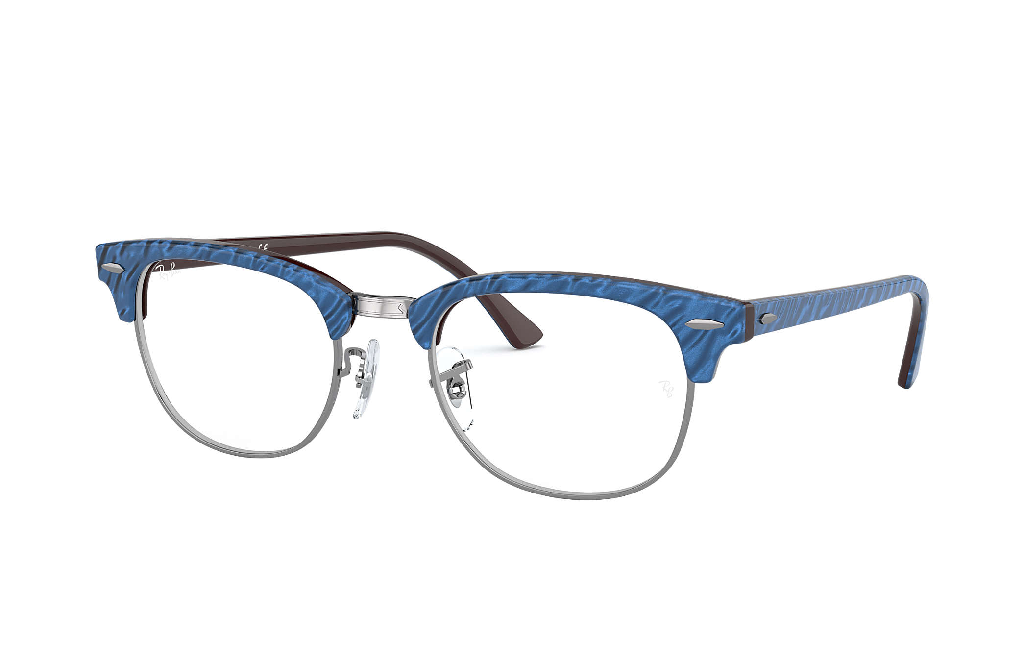 Ray Ban Prescription Glasses Rb5154 Wrinkled Blue Acetate 0rx Ray Ban Uk