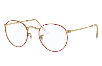 ray ban optical round metal