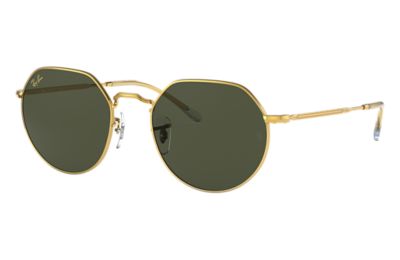 Ray-Ban Jack RB3565 Gold - Metal - Green Lenses - 0RB356591963153 | Ray ...