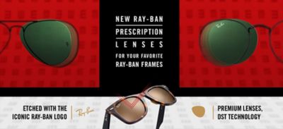 prescription ray ban sun glasses
