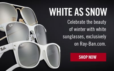 Ray ban sale white wayfarer sunglasses