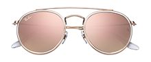Round Double Bridge sunglasses